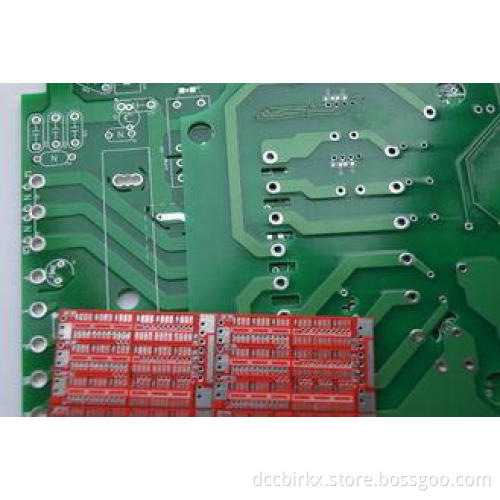 Red Solder Mask High Current Copper Printed Circuit Board W